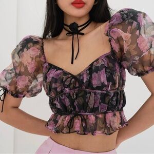 Free People x For Love and Lemons Sunshine Top